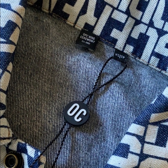 Opening Ceremony Stencil Jean Jacket - Picture 3 of 8